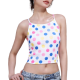 Yoga Sports Bra: Cross-Over Straps & Breathable Cotton Blend for Warm Days
