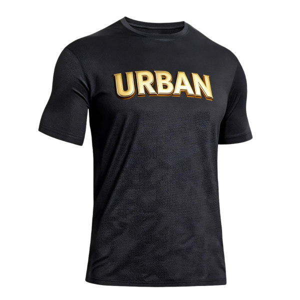 Plus Size Men's Polyester Gym Tee: Quick-Dry & Ultra-Breathable for Intense Workouts
