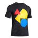 Plus Size Men's Polyester Gym Tee: Quick-Dry & Ultra-Breathable for Intense Workouts